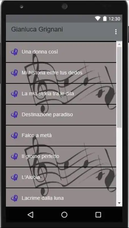 Play || Gianluca Grignani - Mi Historia Entre Tus Dedos